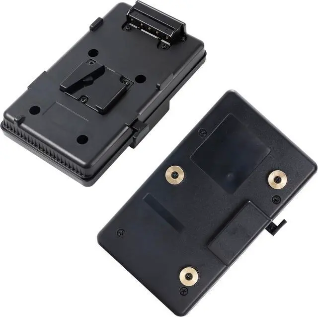 Alt view image 5 of 7 - V Mount to Gold Mount Battery Adapter Plate Converter V Lock Compatible with Anton-Bauer Sony HDV DSLR Rig Panasonic ARRI RED JVC Video (A-GP-S), Only applicable to batteries under 16.8V