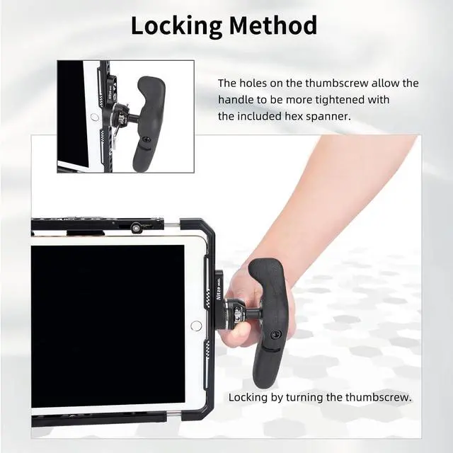 Alt view image 6 of 7 - Side Handle Kit with Rosette for ARRI - PA32A