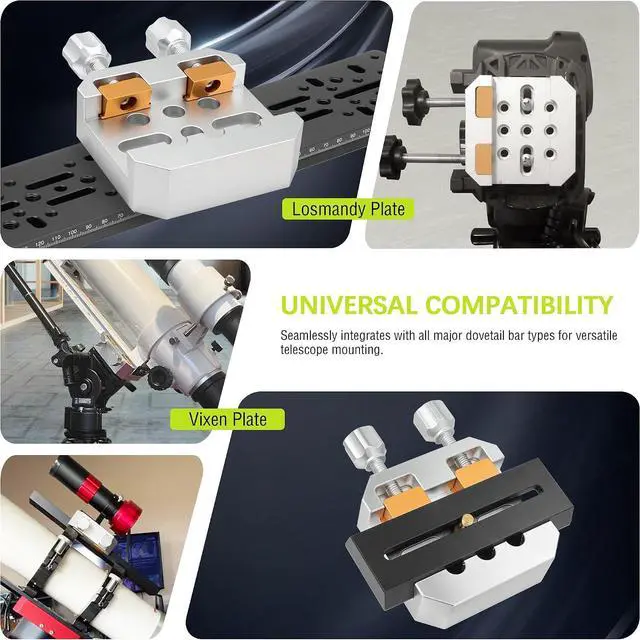 Alt view image 7 of 7 - Alstar Premium Dovetail Clamp for Telescopes and Cameras