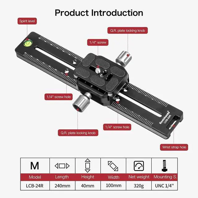 Alt view image 3 of 7 - 240mm Quick Release Plate Arca Swiss Compatible