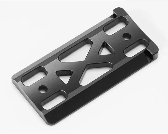 Alt view image 2 of 2 - Precision Bolt Action Arca Plate Universal Rifle Tripod Mount, Low-Profile, Aircraft Aluminum, Arca-Swiss Dovetail, Predator Hunting & PRS Shooting Stability Solution (3 inch)