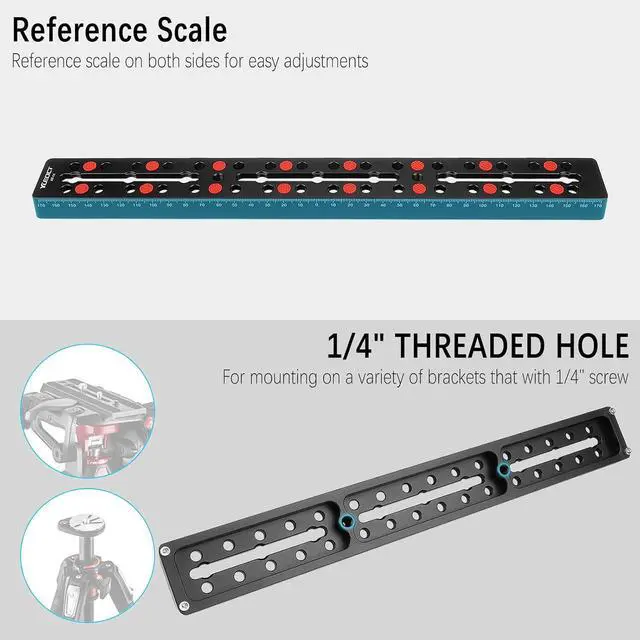 Alt view image 6 of 7 - 350mm/13.8" Telescope Rail Bar Vixen Style Dovetail Mounting Plate
