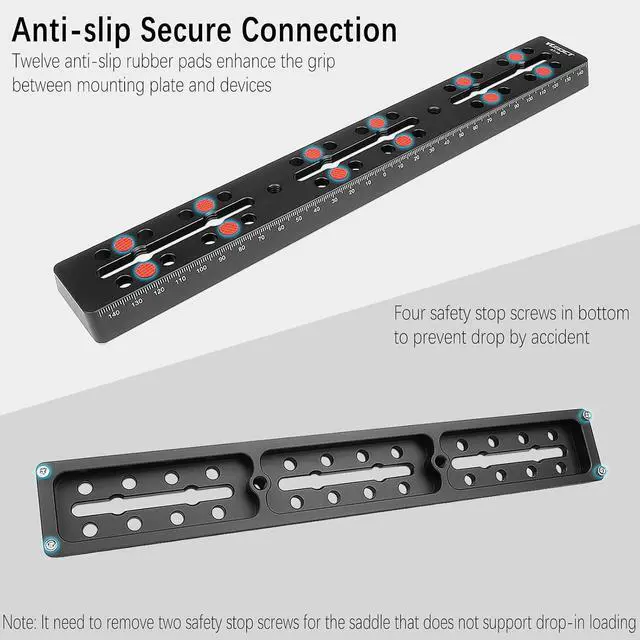 Alt view image 5 of 7 - 300mm/11.8" Telescope Rail Bar Vixen Style Dovetail Mounting Plate