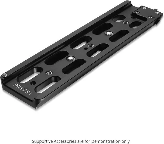 Alt view image 5 of 7 - 15mm Camera Base Plate with 10" Dovetail for Tripod & Shoulder Rig