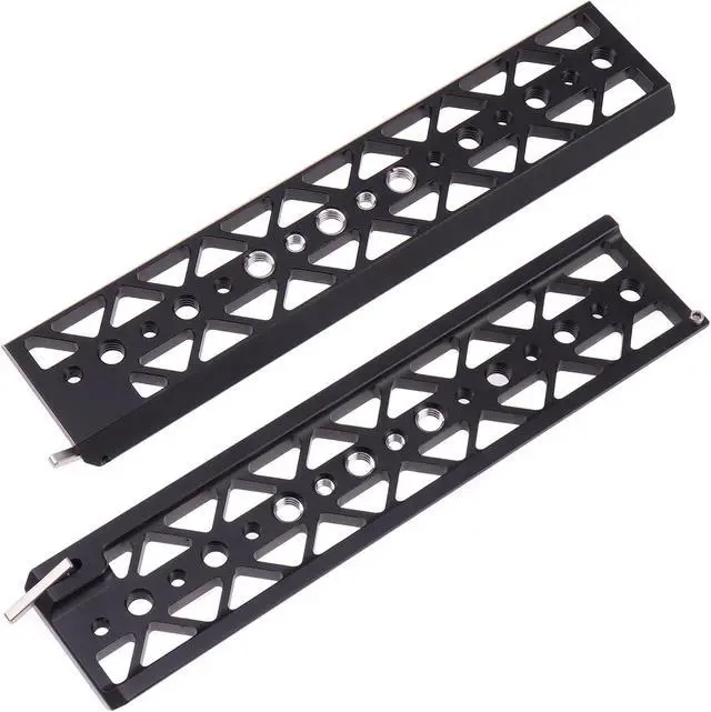 Alt view image 5 of 7 - 10" Dovetail Bridge Plate Bottom Tripod Baseplate Lightweight Base Plate Mount for Tilta Standard Camera Cage