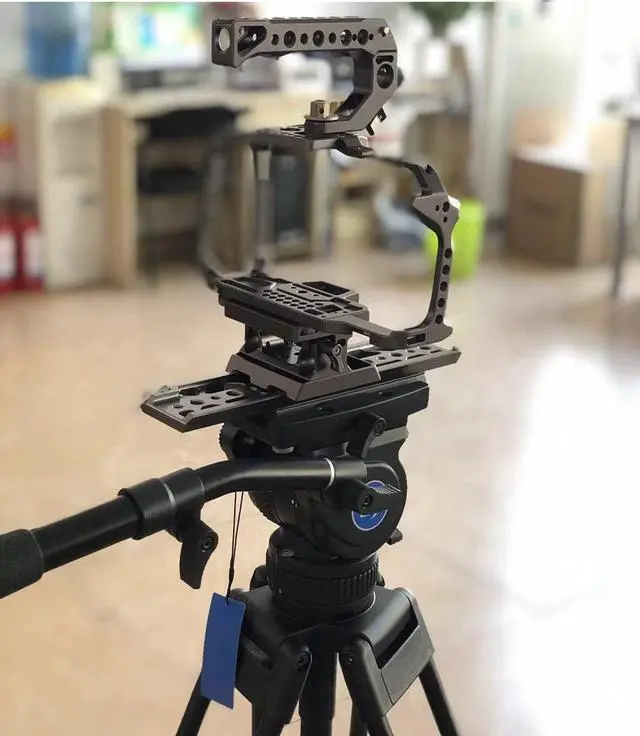 Alt view image 7 of 7 - 10" Dovetail Bridge Plate Bottom Tripod Baseplate Lightweight Base Plate Mount for Tilta Standard Camera Cage