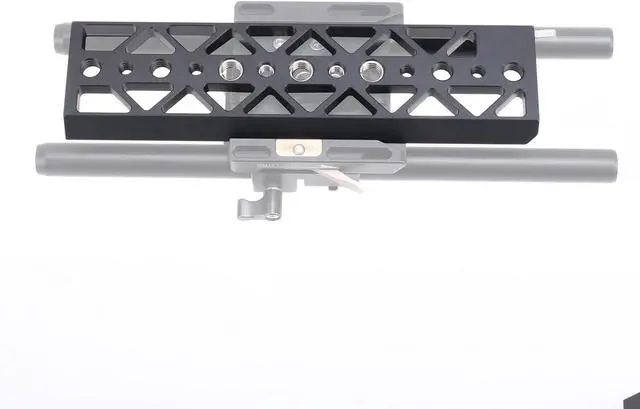Alt view image 4 of 7 - 8" Dovetail Bridge Plate Bottom Tripod Baseplate Lightweight Base Plate Mount for Tilta Standard Camera Cage