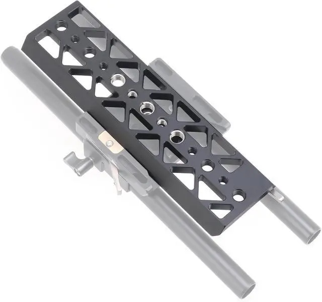 Alt view image 5 of 7 - 8" Dovetail Bridge Plate Bottom Tripod Baseplate Lightweight Base Plate Mount for Tilta Standard Camera Cage