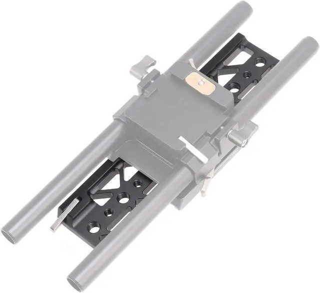 Alt view image 6 of 7 - 8" Dovetail Bridge Plate Bottom Tripod Baseplate Lightweight Base Plate Mount for Tilta Standard Camera Cage