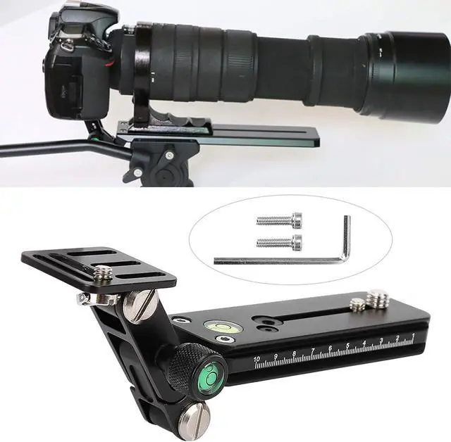 Alt view image 6 of 7 - Telephoto Lens Support Bracket,Telephoto Zoom Lens Bracket Set Long Focus Camera Support Quick Release Plate Bird Watching(F120-38)
