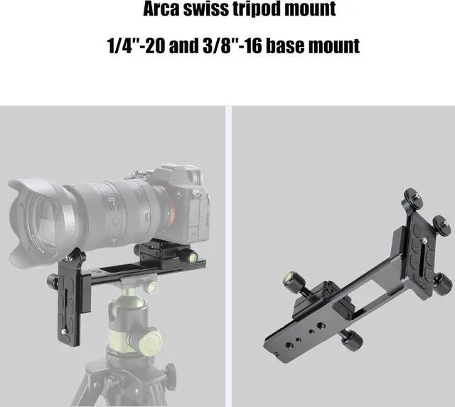 Alt view image 2 of 7 - L200 10kg/22lb Load Telephoto Lens Quick Release Plate Long-Focus Support Holder for Tripod Ball Head DSLR Camera Compatible with Arca Swiss Tripod