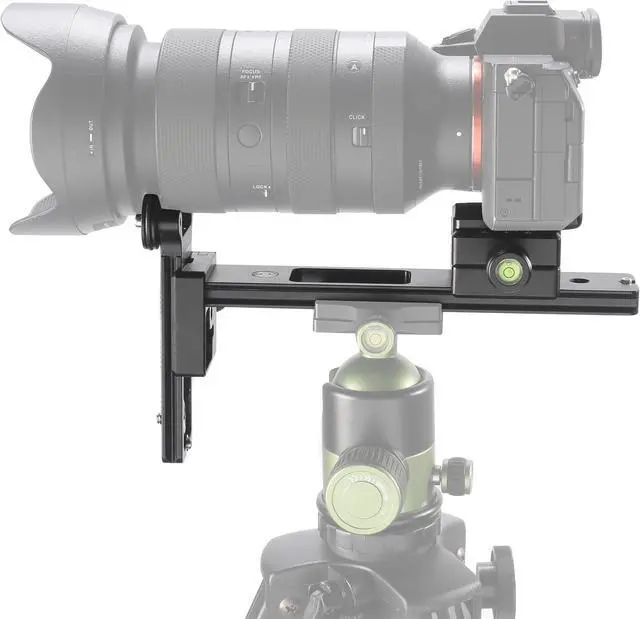 Alt view image 5 of 7 - L200 10kg/22lb Load Telephoto Lens Quick Release Plate Long-Focus Support Holder for Tripod Ball Head DSLR Camera Compatible with Arca Swiss Tripod