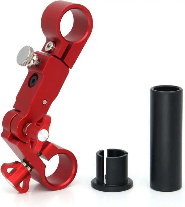 Main image of Adjusted 15mm/19mm Rod Adapter Camera Rod Clamp Holder for Wireless Focusing Motor Manager for ARRI RED Camera,Easily Adjust Motor Engagement (Red)