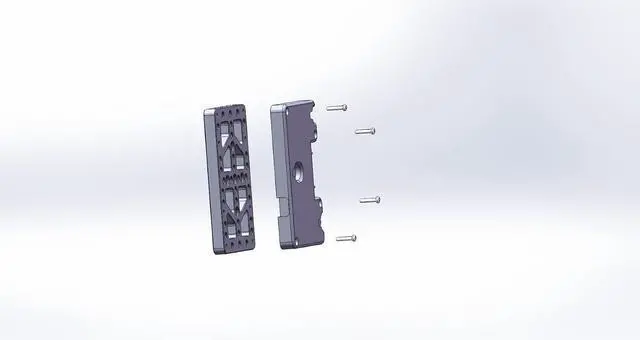 Alt view image 4 of 6 - Cheese Plate with 15mm Rod Clamp for Anton Bauer Gold Mount Power