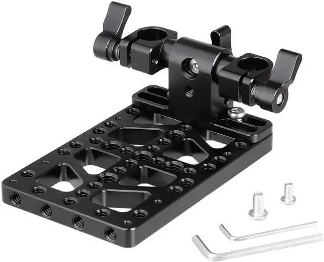 Alt view image 6 of 6 - Cheese Plate with 15mm Rod Clamp for Anton Bauer Gold Mount Power