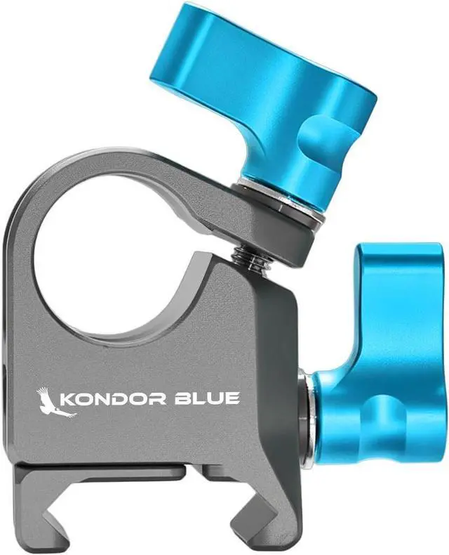 Alt view image 2 of 3 - 15mm Rod Parallel NATO Clamp | Quick Release NATO Mount, Spring Safety Stop, Low Profile, Locks a 15mm Rod Parallel to a NATO Rail | Space Gray
