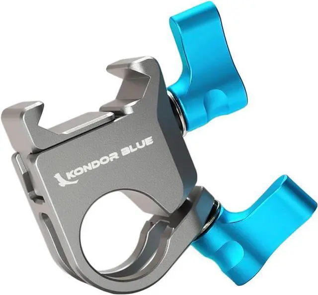 Alt view image 3 of 3 - 15mm Rod Parallel NATO Clamp | Quick Release NATO Mount, Spring Safety Stop, Low Profile, Locks a 15mm Rod Parallel to a NATO Rail | Space Gray