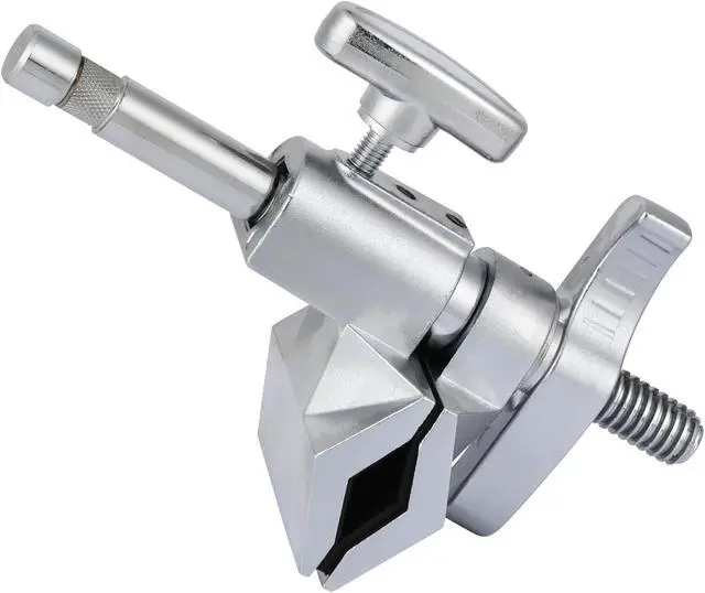 Alt view image 2 of 7 - 2" Centre Jaw Matthellini Clamp Grip Head with 5/8" Stud- Studio-Grade Mounting for Lights, Cameras, Diffusion,C Stand, Light Stand, LED Video Light & Softbox