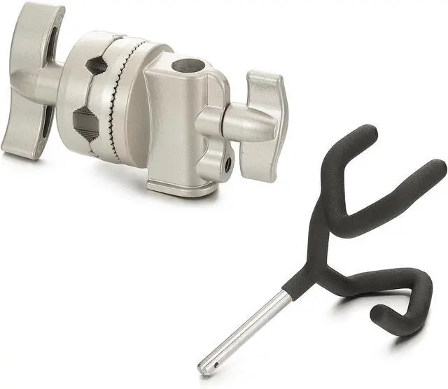 Alt view image 2 of 6 - Mic Boom Pole Holder, Sturdy Metal Boompole Mounting Adapter