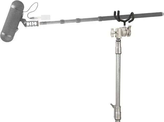 Alt view image 3 of 6 - Mic Boom Pole Holder, Sturdy Metal Boompole Mounting Adapter