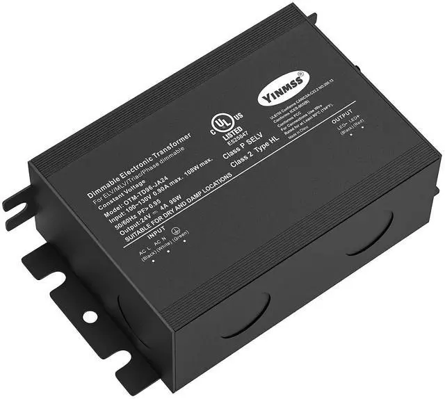 Main image of 24V 96W Triac/ELV/MLV Dimmable LED Driver Transformer
