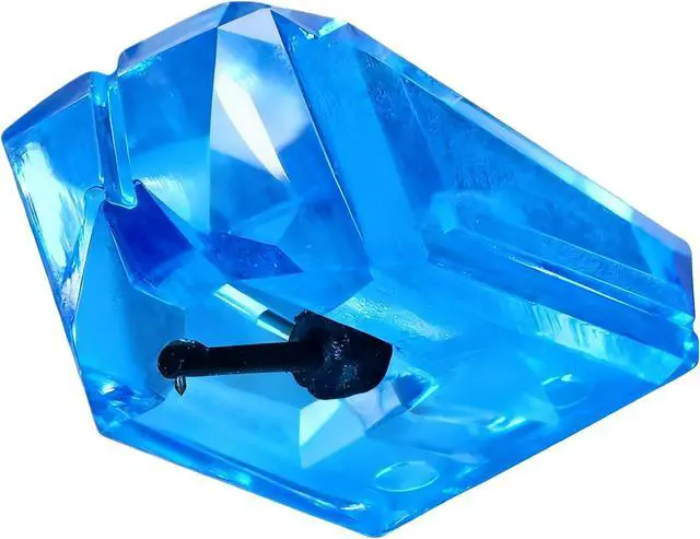 Main image of Replacement Stylus Compatible with Audio-Technica VM95 Series Fits AT-VMN95E Cartridge (Clear Blue) Available in Premium Transparent Color Variants