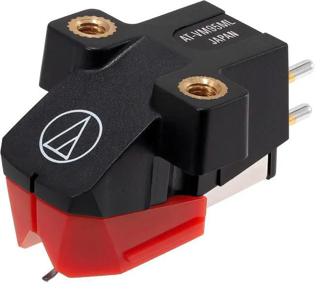 Alt view image 2 of 3 - AT-VM95ML Dual Moving Magnet Turntable Cartridge Red