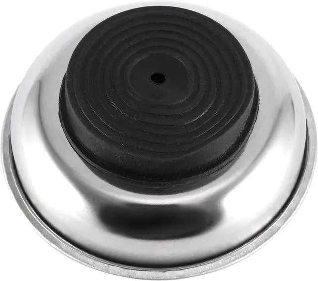 Alt view image 4 of 6 - 10 Packs 6 Inches Magnetic Tray, Stainless Steel Magnetic Bowl, Round Magnetic Parts Tray for Pins, Screws, Bolts, Nuts, Small Parts