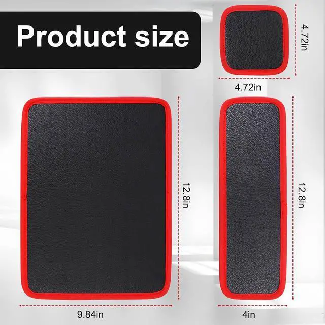 Alt view image 2 of 7 - Magnetic Tool Mat Set for Mechanics, Flexible Heavy Duty Magnetic Parts Holder and Tool Organizer for Wrenches, Screws, Nuts, Bolts, Garage Toolbox Accessories (Red, 3PC)