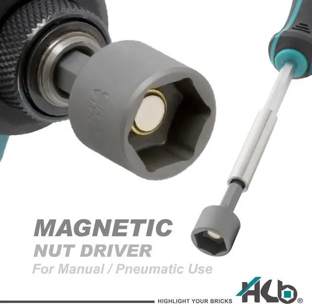 Alt view image 6 of 7 - 112-Piece Magnetic Nut Driver & Bit Set KKM002-U, Phillips Pozi Slotted Hex Star Square Spline Tri-Wing Torq Clutch Bits, Magnetic Holder, Socket Adapter, Screwdriver Handle, Case, Made in Taiwan