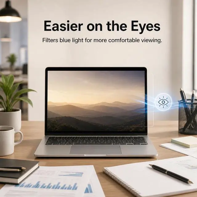 Alt view image 7 of 7 - Magnetic Privacy Screen for Surface Laptop 7/8 13.8" | Removable Privacy Filter, Side View Protection, Thick PET | Easy Snap-On, Design for Open Office & Travel