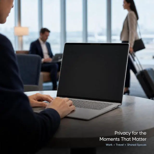 Alt view image 7 of 7 - MagShield Magnetic Privacy Screen for Surface Laptop 7/8 13.8 Inch | Side View Protection, Quick Attach Magnetic Design, Professional Privacy Filter for Remote Professionals