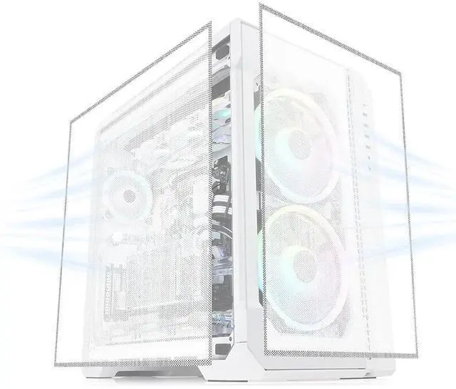 Main image of 500x500mm DIY PVC Magnetic Dustproof Filter Cover for PC Case,2-Pack White 19.68inch Customizable PVC Mesh Dust Filter 1mm Mesh 3M Magnetic Strip for Superior Airflow In Cases Speakers Game Consoles