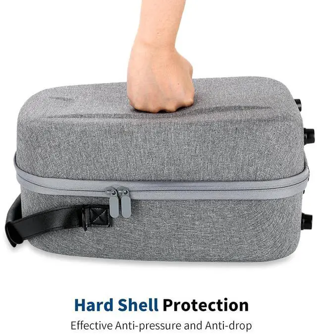 Alt view image 4 of 6 - Carrying Case For PSVR2 Lightweight Travel Storage for VR2 Headset, Controllers & Accessories | Custom Fit, Odor-Free & Scratch-Resistant Design