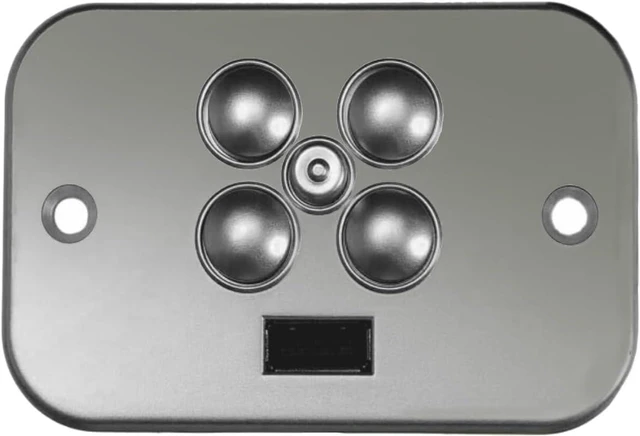 Alt view image 6 of 6 - Recliner Remote Replacement Model CTR UR2 08 MW BR | for Raffel Systems 5 Button 2 and 5 Pin Hand Control 2 Pin Female Connectors 5 Pin Male Connectors