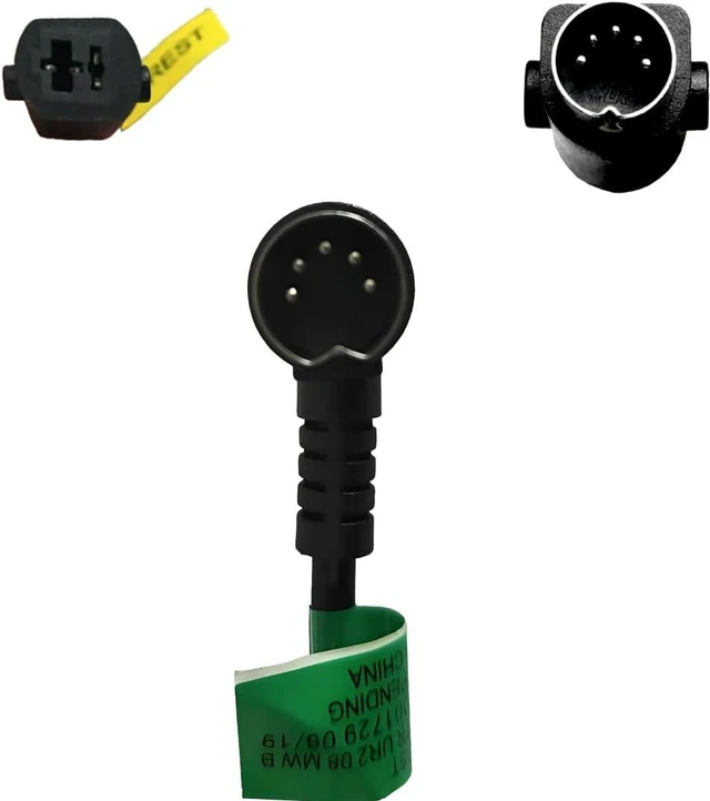 Alt view image 3 of 6 - Recliner Remote Replacement Model CTR UR2 08 MW BR | for Raffel Systems 5 Button 2 and 5 Pin Hand Control 2 Pin Female Connectors 5 Pin Male Connectors