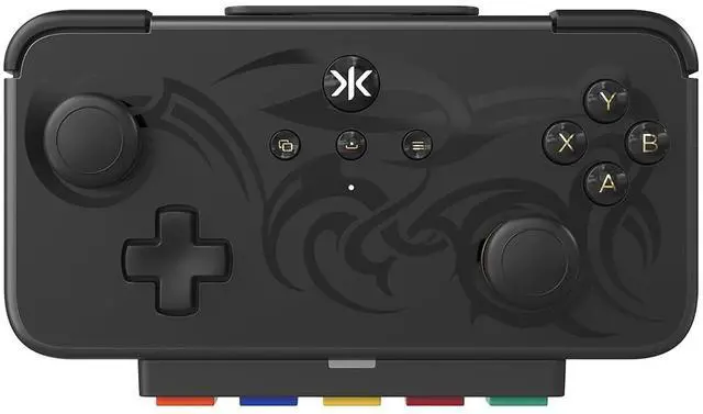 Alt view image 2 of 6 - NEO S Controller with 5-Fret Guitar Grip Attachment For PC, iPhone, iPad, Android, Switch/Switch 2, Smart TV (Black Tribal Edition)