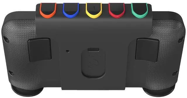 Alt view image 4 of 6 - NEO S Controller with 5-Fret Guitar Grip Attachment For PC, iPhone, iPad, Android, Switch/Switch 2, Smart TV (Black Tribal Edition)
