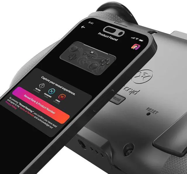 Alt view image 6 of 6 - NEO S Controller with 5-Fret Guitar Grip Attachment For PC, iPhone, iPad, Android, Switch/Switch 2, Smart TV (Black Tribal Edition)