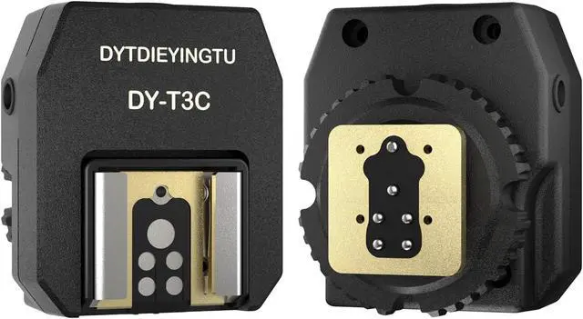 Alt view image 2 of 7 - DY-T3C Set Style Multi-Functional hot Shoe Adapter, Single-Lens Reflex Camera Universal Flash Expansion Accessory/ Also Applicable Mini Camera Flash Height-Increasing Conversion Accessories