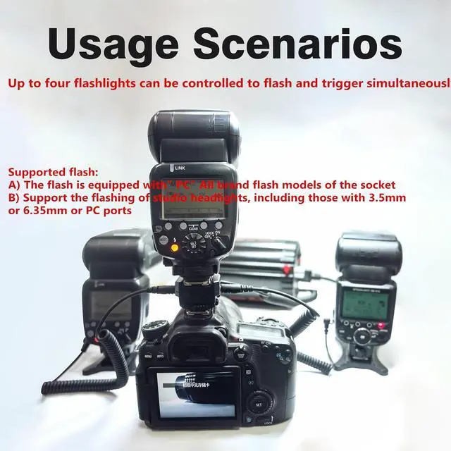 Alt view image 5 of 7 - DY-T3C Set Style Multi-Functional hot Shoe Adapter, Single-Lens Reflex Camera Universal Flash Expansion Accessory/ Also Applicable Mini Camera Flash Height-Increasing Conversion Accessories