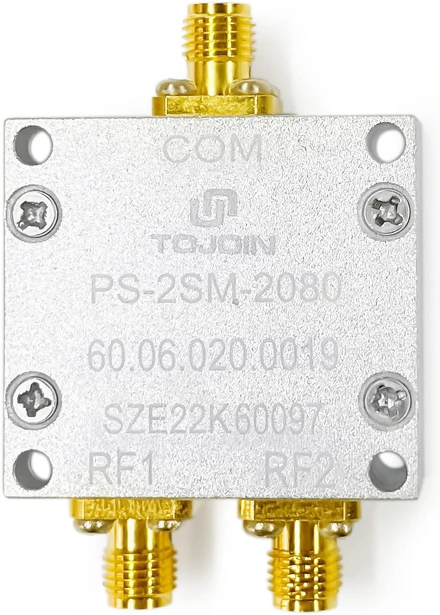 Main image of TOJOIN Passive 2-Way Power Splitter/Divider for SMA Connectors 2-8GHz Coaxial Splitter for RF/Microwave Measurements & Antenna Systems (PS-2SM-2080)