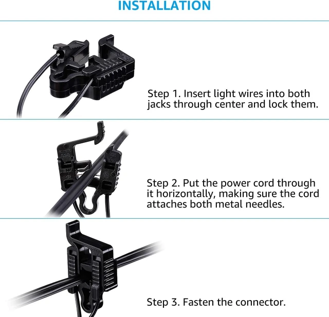 Alt view image 3 of 7 - 12-Pack Low Voltage Landscape Wire Connector for Pathway/In-ground/Spotlight Lighting, UL Listed, 12-18 Gauge