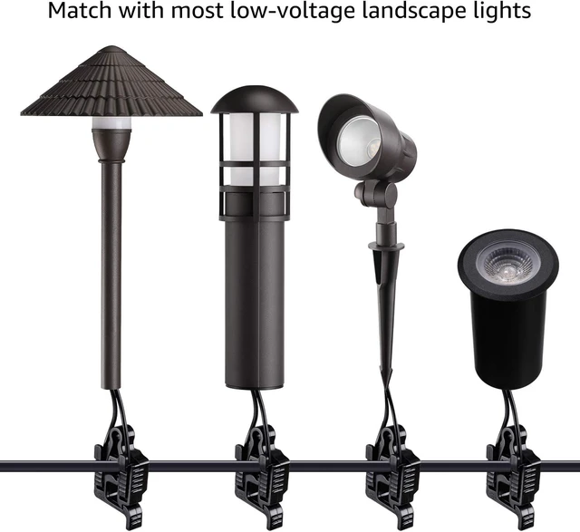 Alt view image 4 of 7 - 12-Pack Low Voltage Landscape Wire Connector for Pathway/In-ground/Spotlight Lighting, UL Listed, 12-18 Gauge