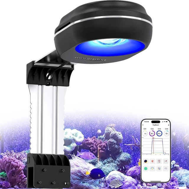 Main image of 65W Aquarium LED Reef Light for Corals WiFi Smart, Rich Shimmer