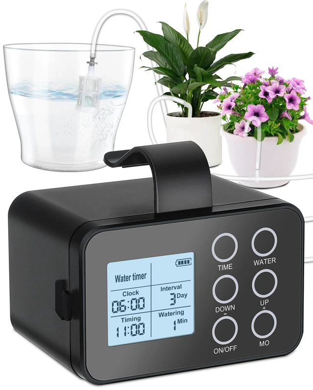 Main image of Indoor Automatic Plant Waterer with Timer, Easy Programming & Large Display