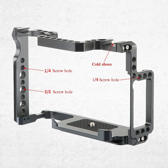 Alt view image 4 of 7 - 5DIV Camera Cage for Canon EOS 5D Mark II III IV, 7D Mark I & 6D Mark II