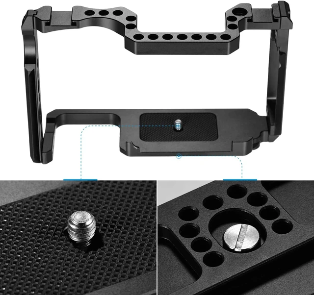 Alt view image 7 of 7 - 5DIV Camera Cage for Canon EOS 5D Mark II III IV, 7D Mark I & 6D Mark II