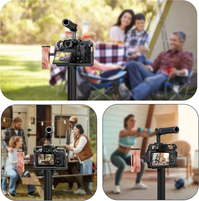 Alt view image 7 of 7 - Aluminum Alloy Camera Cage Replacement Kit for A7III/A7II
