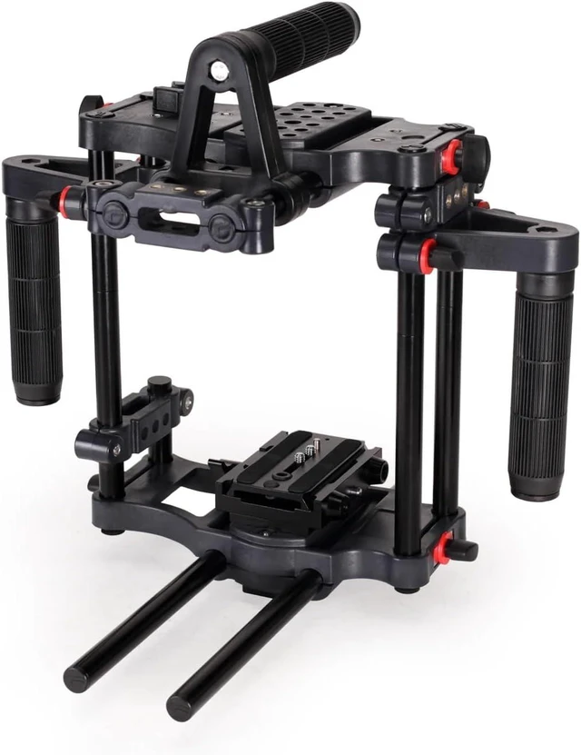 Main image of FC-CTH Power Camera Cage Top Handle, Side Grips & 15mm Rods